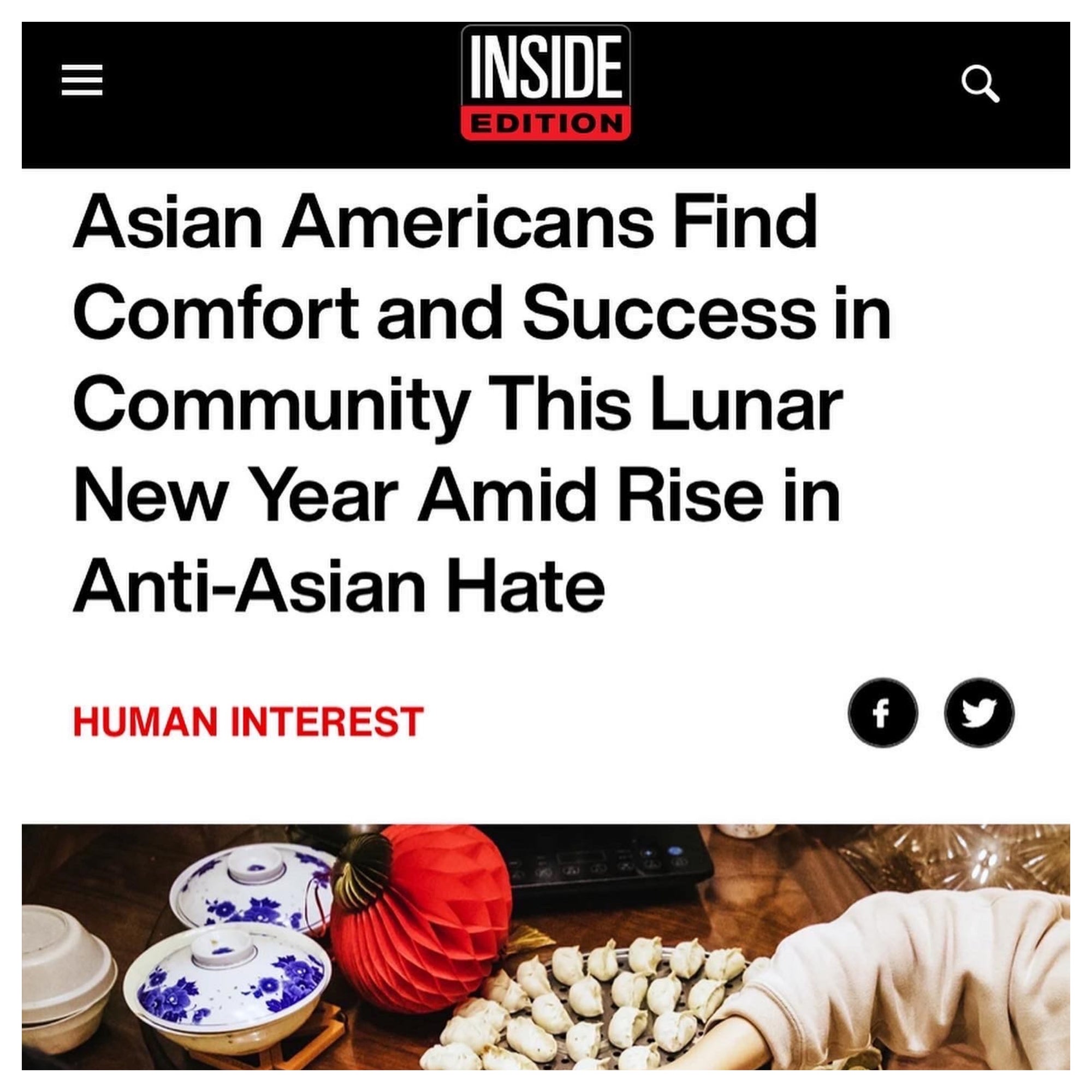 #StopAsianHate Interview For Inside Edition